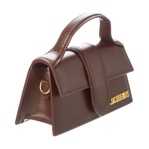 Jacquemus Le Bambino Leather Shoulder Bag, Brown - Picture 3 of 5